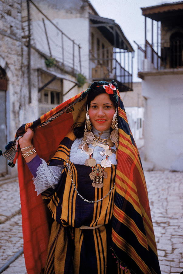 Judaism Photograph - Tunisian Jewish Woman by Alfred Eisenstaedt