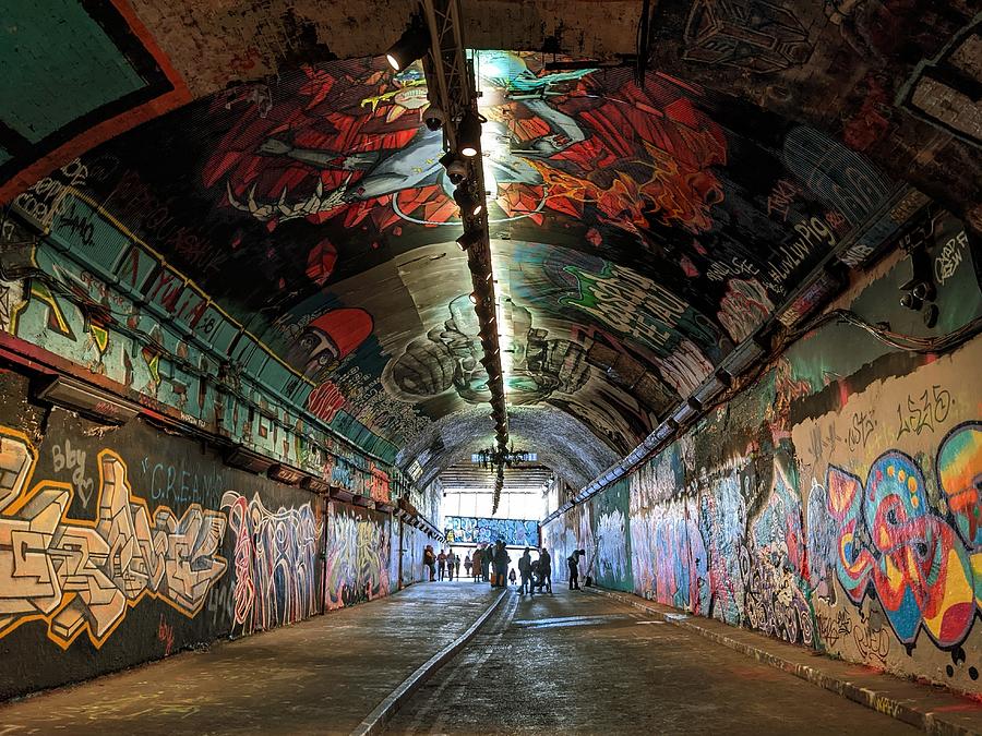 Street Photograph - Tunnel Art by Elizabeth Allen