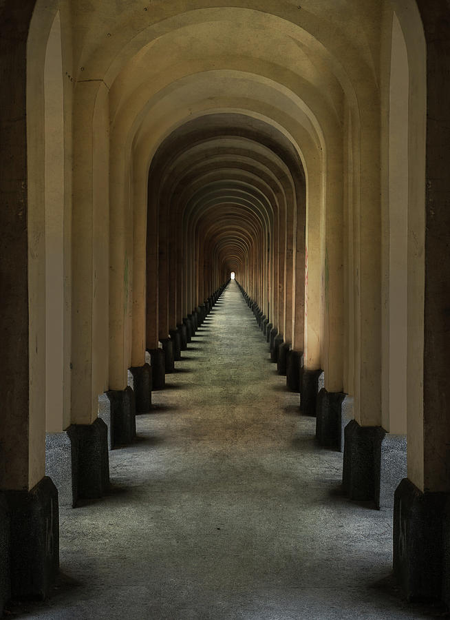 Tunnel of arches Photograph by Jaroslaw Blaminsky