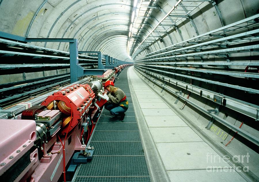 Tunnel Of Hera Particle Collider At Desy Photograph by Nick Wall