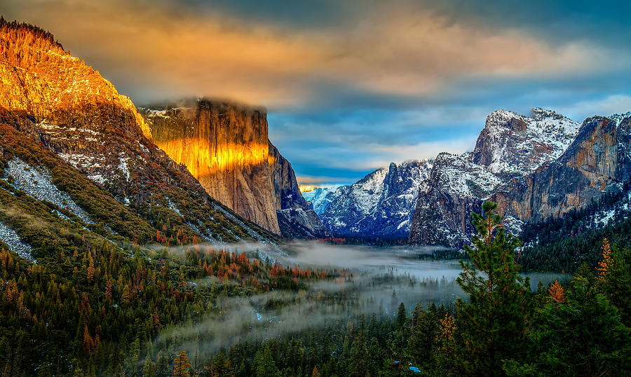 Tunnel View Photograph by Ning Lin