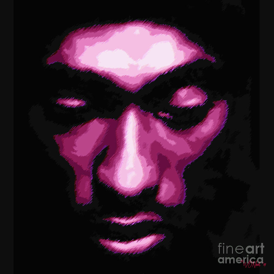 Portrait Digital Art - Tupac Amaru Shakur by Walter Neal