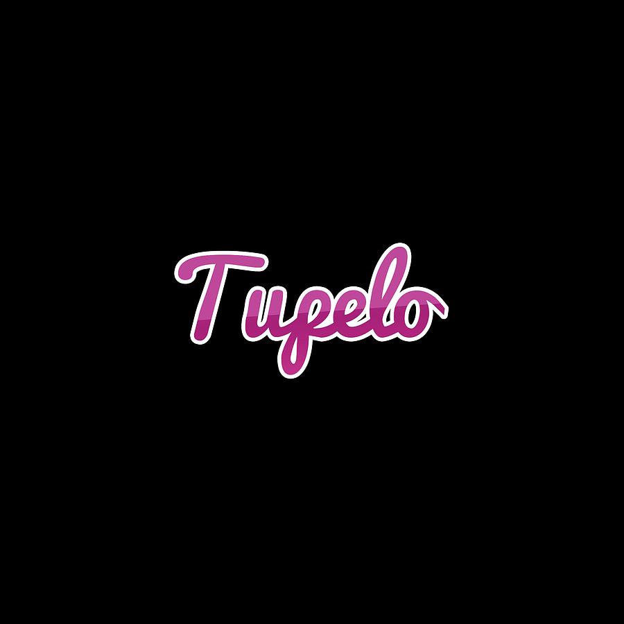 City Digital Art - Tupelo #Tupelo by TintoDesigns