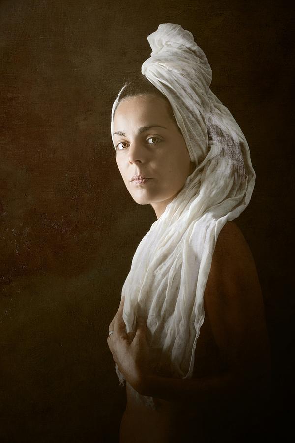 Nude Photograph - Turban by Olga Mest