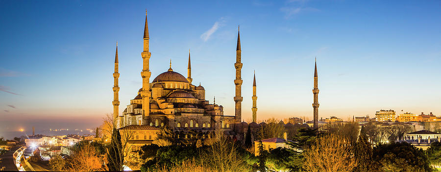 Turkey, Marmara, Istanbul, Blue Mosque, Sultan Ahmed Mosque, View Of ...