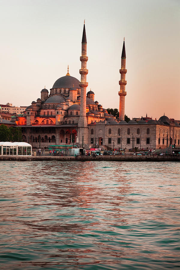 Architecture Digital Art - Turkey, Marmara, Istanbul, Suleymaniye Mosque On The Golden Horn by Anna Serrano