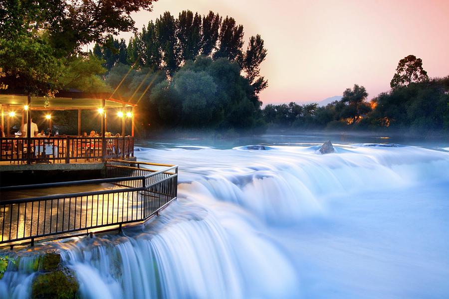 Turkey, Mediterranean Region, Antalya, Manavgat Waterfalls Digital Art by Anna Serrano