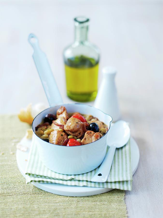 Turkey, Olive And Tomato Stew Photograph by Ian Garlick