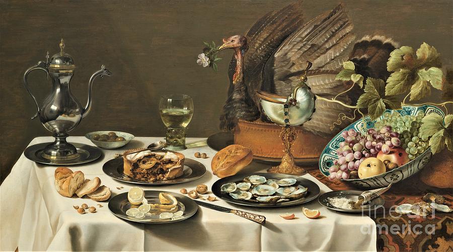 Still Life Painting - Turkey pie by PG Reproductions Still Life Painting - Turkey pie by PG Reproductions