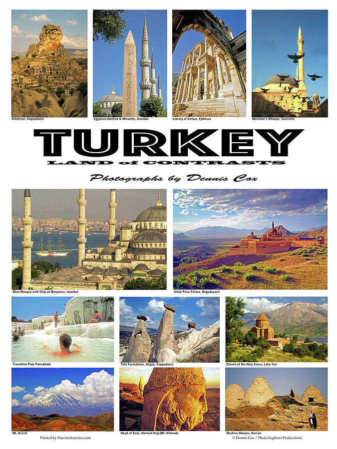 Turkey Travel Poster Photograph by Dennis Cox