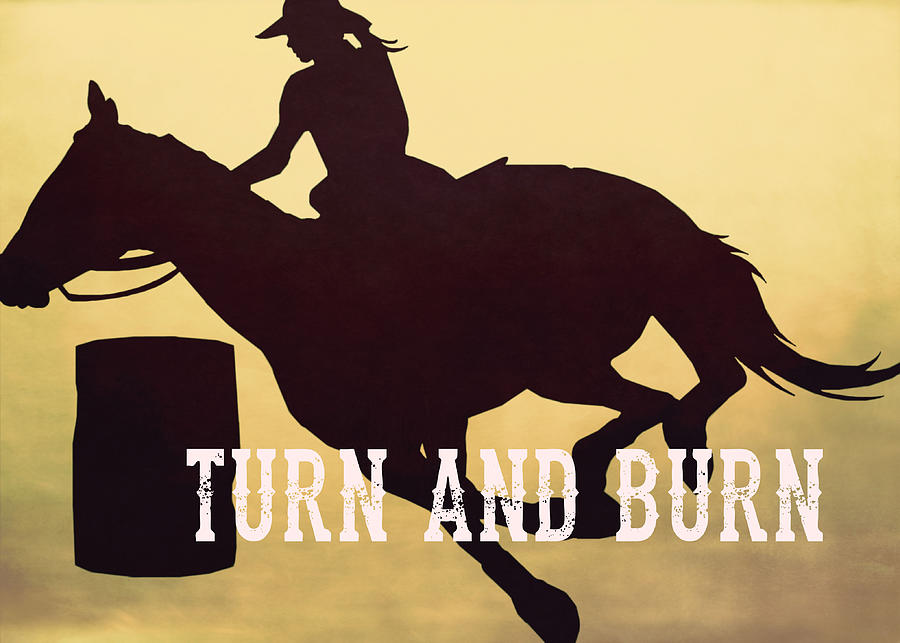 Turn And Burn Art Photograph by Dressage Design