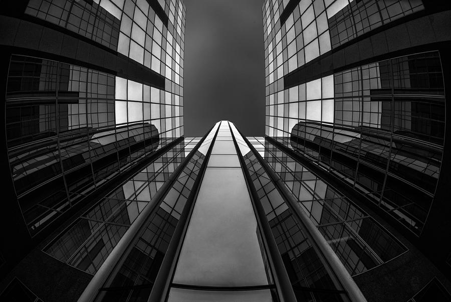 Architecture Photograph - Turning Shapes by Jef Van Den Houte