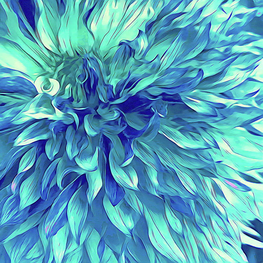 Turquoise Love  Digital Art by Cindy Greenstein