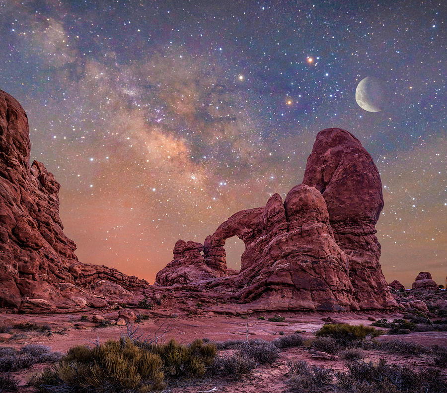 Turrent Arch Starscape Photograph by Tim Fitzharris