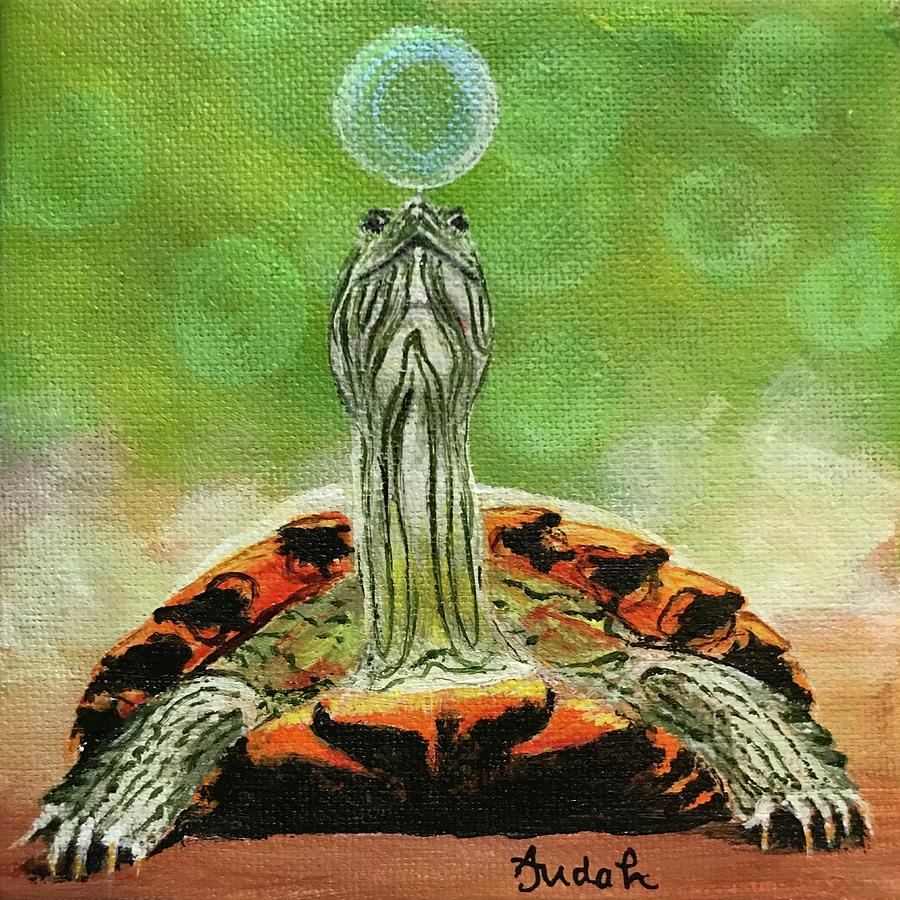 Turtle #3 Painting by Alana Judah | Fine Art America