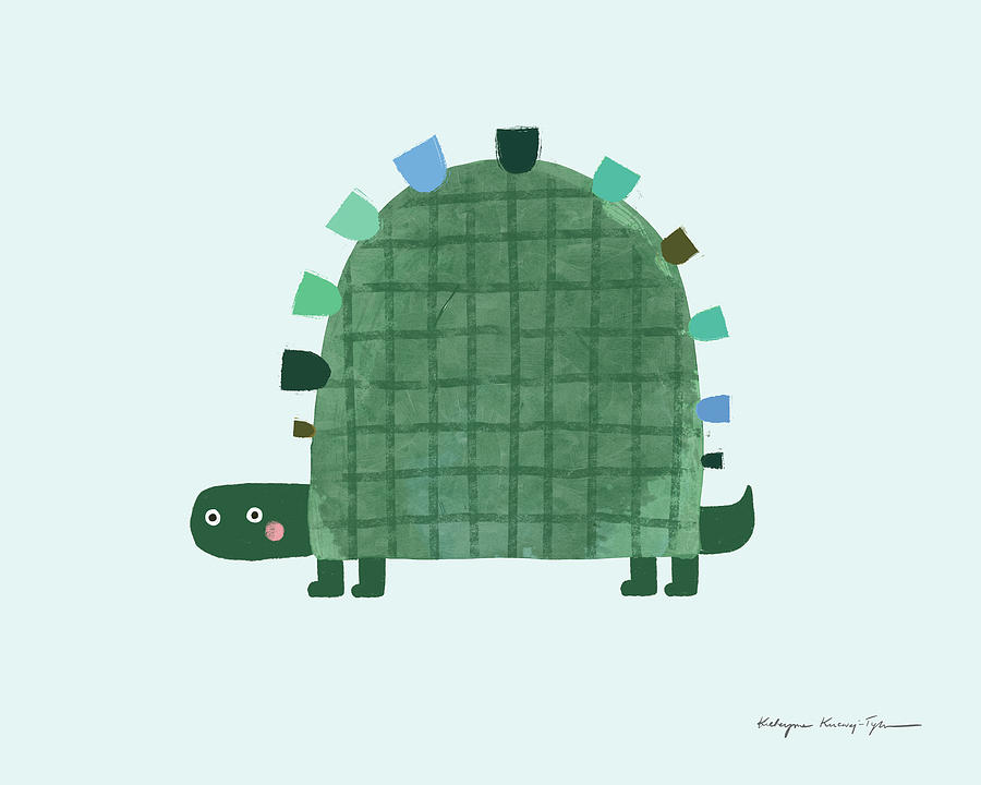 Animal Drawing - Turtle by Kasia Kucwaj-tybur