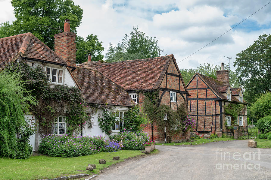 Turville Period Cottages Photograph by Tim Gainey