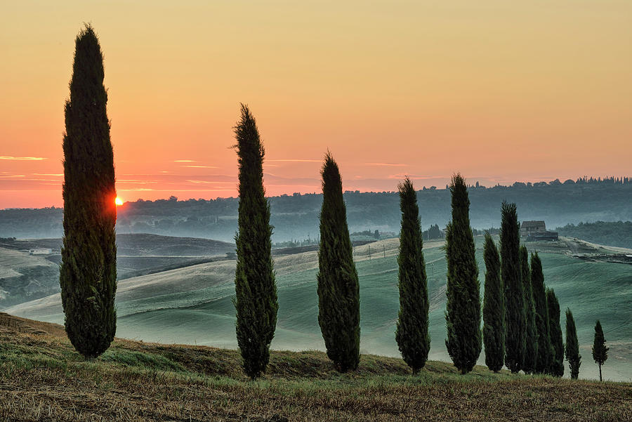 Tuscan Hills Digital Art by Heeb Photos