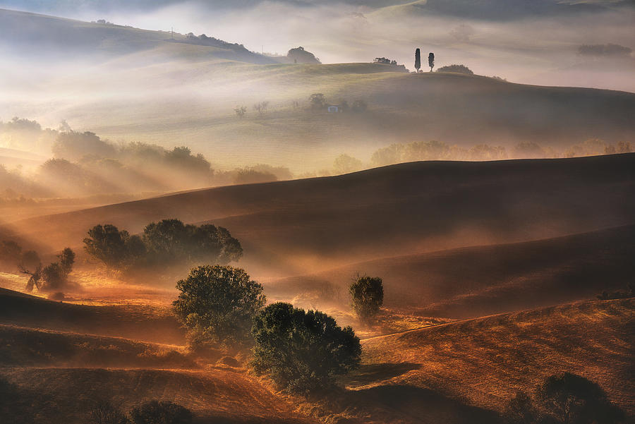 Tuscan Morning... Photograph by Grzegorz Lewandowski