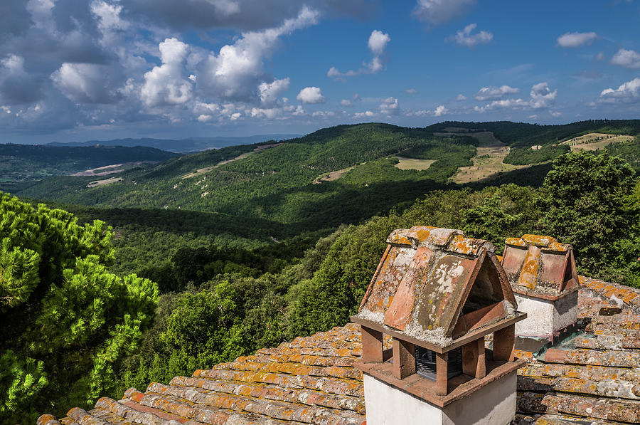 Tuscan Rooftop Photograph by William Carson Jr - Fine Art America