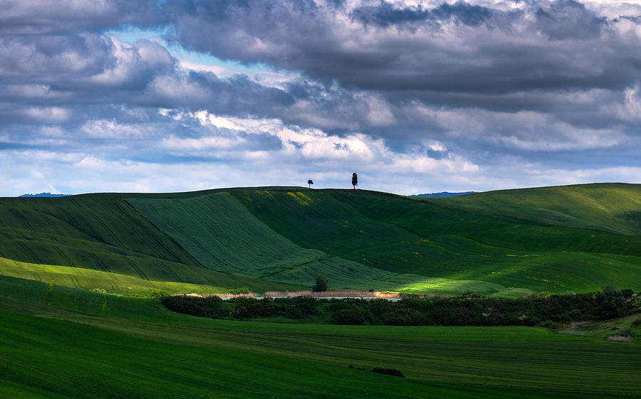 Tuscany Clouds Photograph by Slawomir Kowalczyk