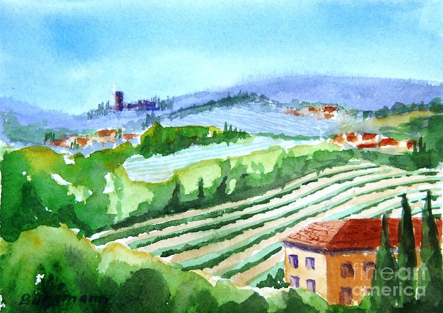 Tuscany IV Painting by Petra Burgmann