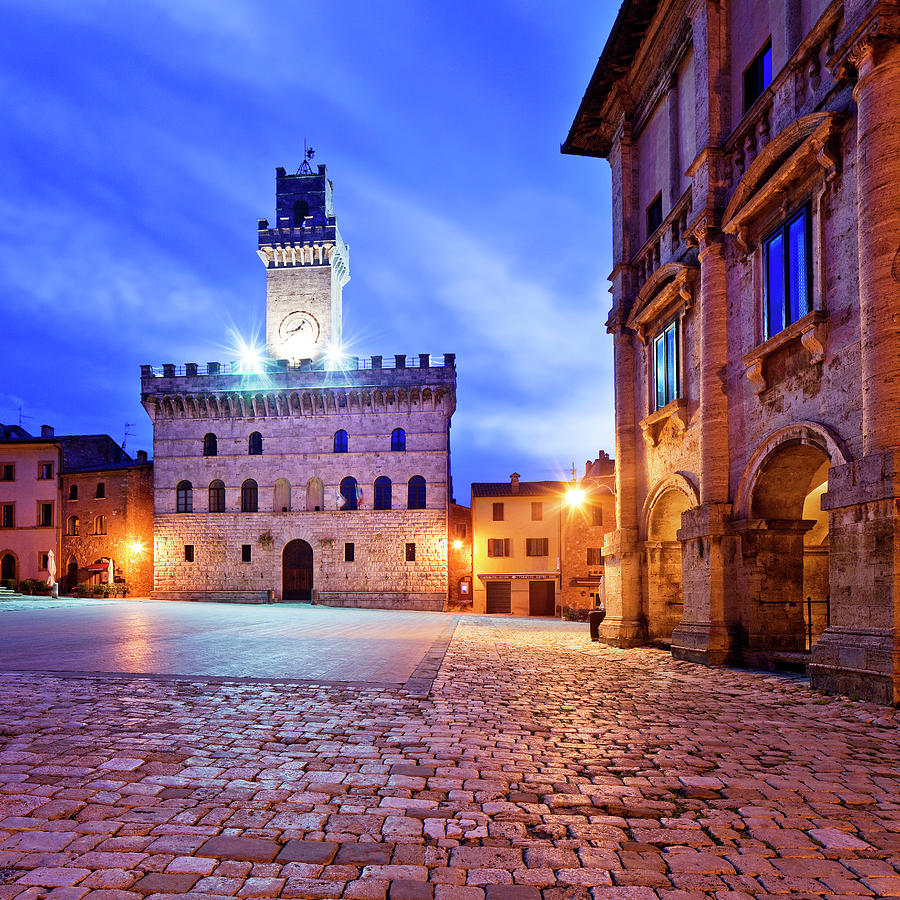 Tuscany, Montepulciano, Italy Digital Art by Luigi Vaccarella - Fine ...