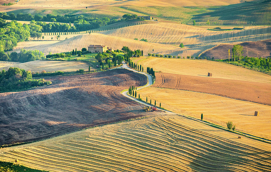 Tuscany, Orcia Valley, Italy Digital Art by Stefano Termanini