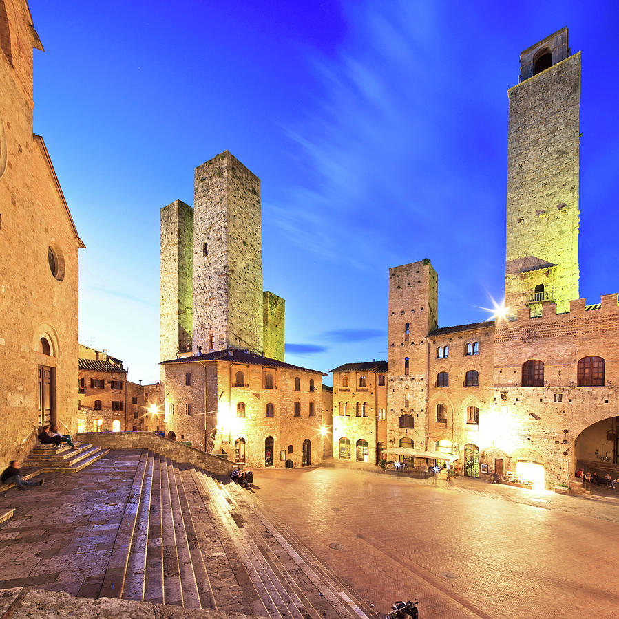 Image Digital Art - Tuscany, San Gimignano, Italy by Maurizio Rellini