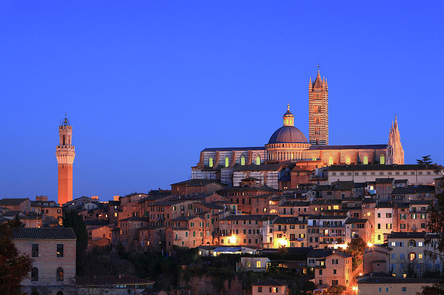 Tuscany, Siena, Torre Del Mangia Digital Art by Stefano Renier