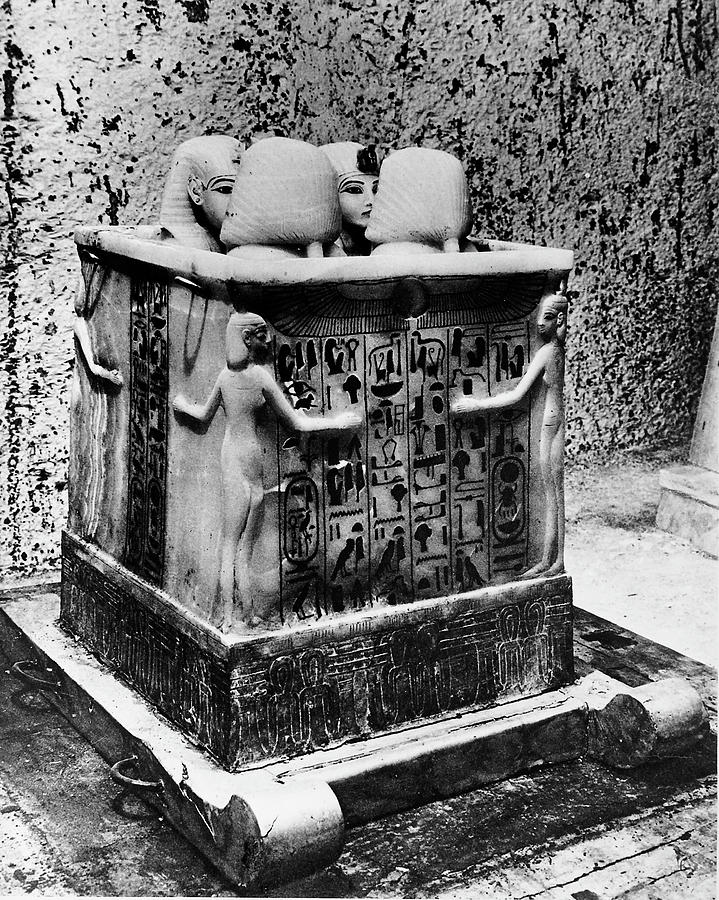 Egypt Photograph - Tutankhamun by Mansell Collection