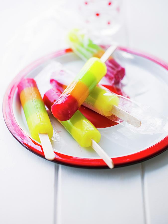 Tutti Frutti Iced Pops Photograph by Roulier-turiot - Fine Art America