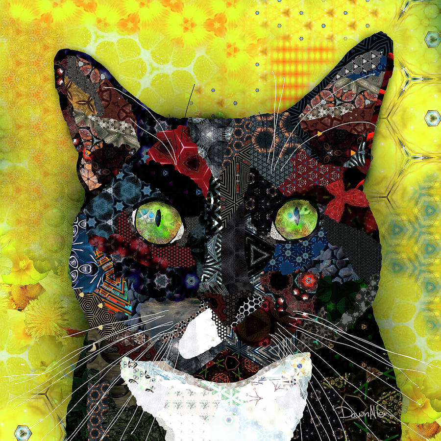 Tuxedo Owen Mixed Media by Dawn Allen - Fine Art America