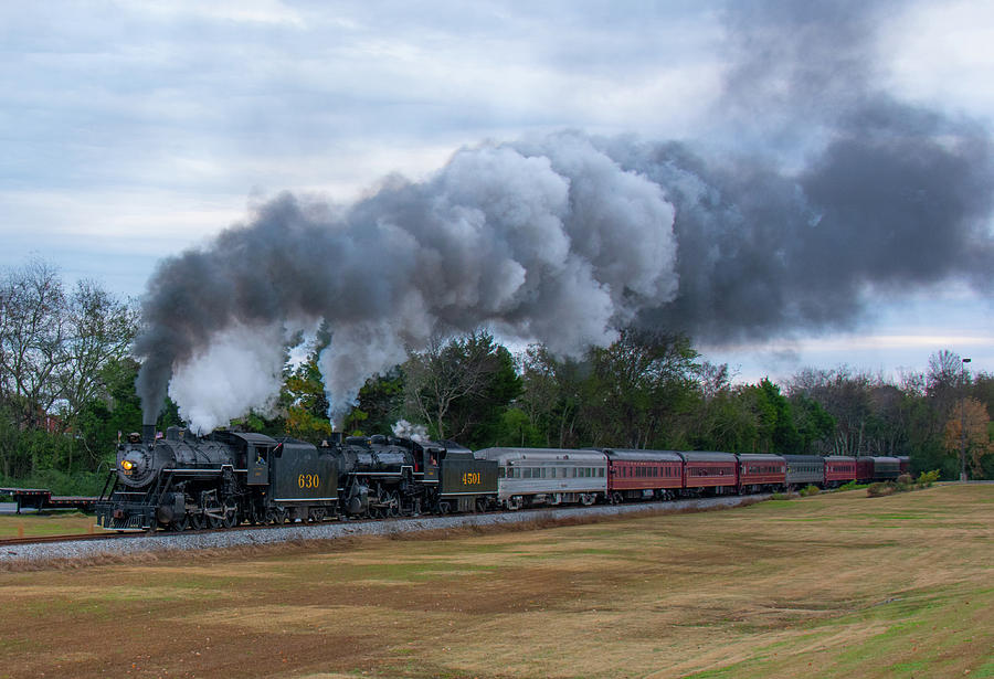 Tennessee Valley Railroad Summerville Steam Special Photograph by John Black