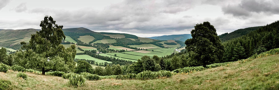 Tweed Valley Panorama From Cardrona Photograph by Iain Maclean