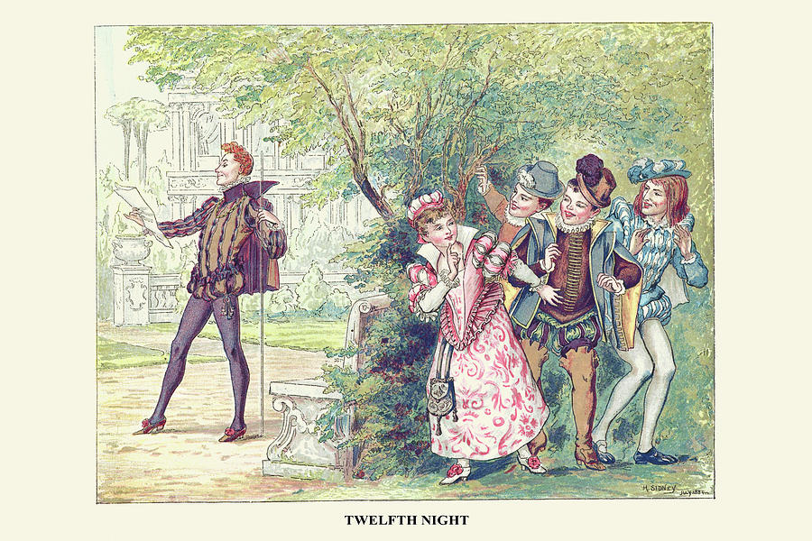 Twelfth Night Painting by H. Sidney