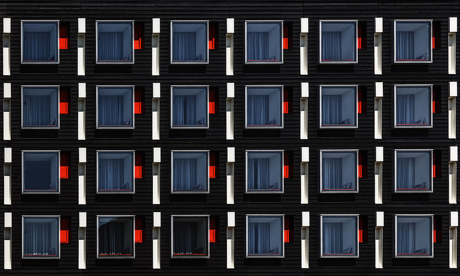 Twenty Four Windows Photograph by Theo Luycx