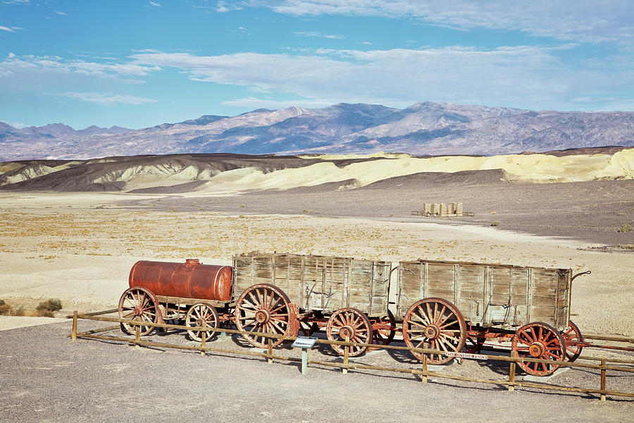 Twenty Mule Wagon In Death Valley Photograph by Bryan Mullennix