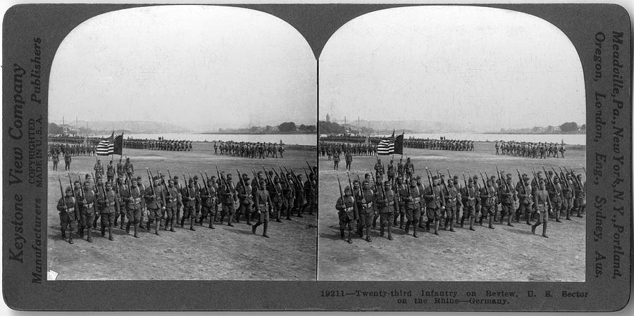 Twenty-third Infantry On Review Photograph by The New York Historical Society