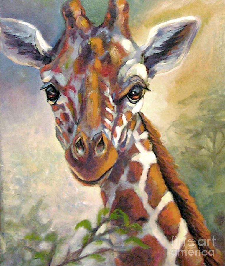 Wildlife Painting - Twiga by Judy Downs