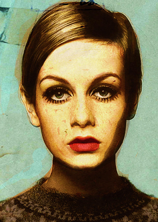 Twiggy Icon Digital Art by Frans van den Dungen - Pixels