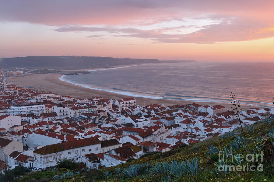 Twilight at Nazare Village by Angelo DeVal Twilight at Nazare Village by Angelo DeVal