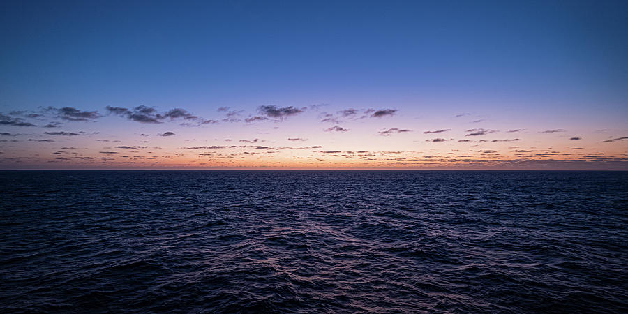 Twilight at Sea II Photograph by William Dickman