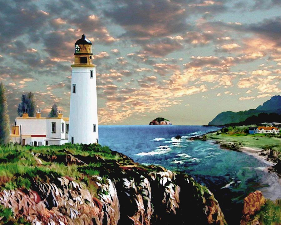Twilight at Turnberry Digital Art by Ronald K Chambers
