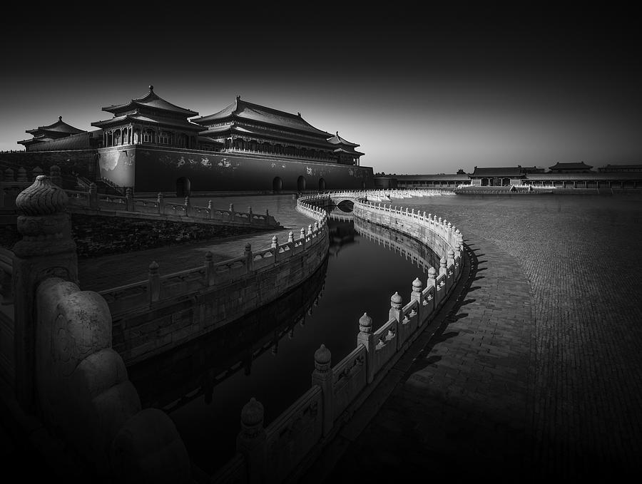 Twilight In The Forbidden City Photograph by Alvin Wang - Pixels