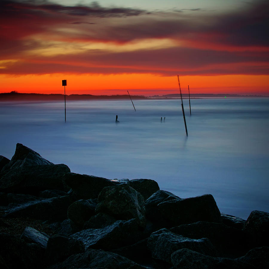Twilight Seascape Photograph by Joseph Shields