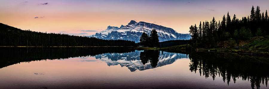 Twilight, Two Jack Lake by Peter OReilly Twilight, Two Jack Lake by Peter OReilly