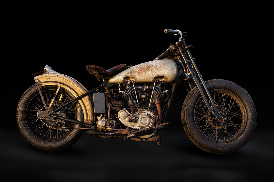 Vintage Photograph - Twin Cam Harley by Andy Romanoff