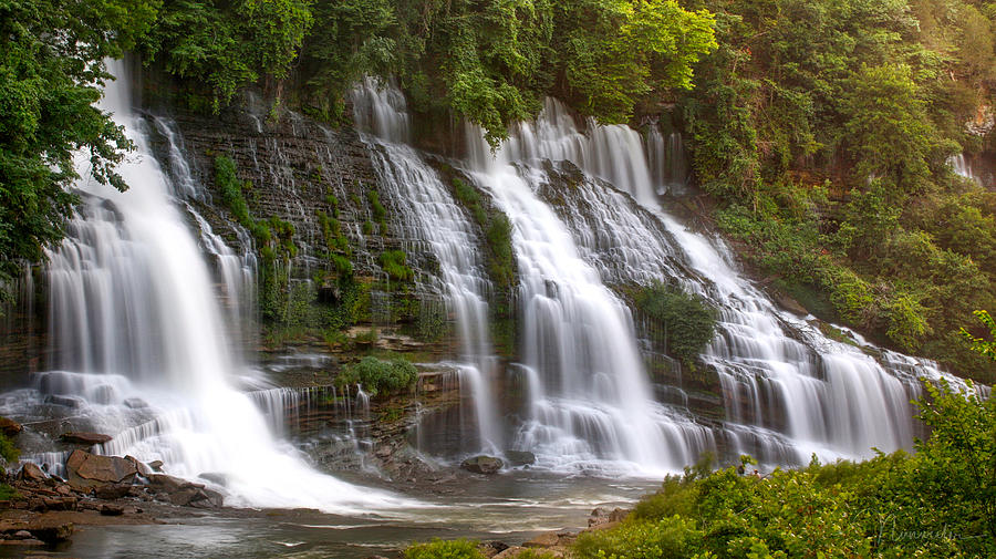 Twin Falls at Rock Island Photograph by Nunweiler Photography