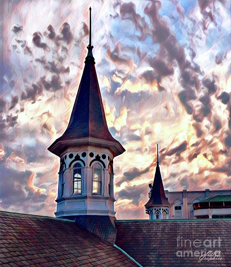 Twin Spires Digital Art by CAC Graphics